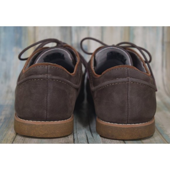 Hush Puppies Hade Jester Men's Size 11.5 Brown Suede Sneakers Casual Shoes - Picture 6 of 10